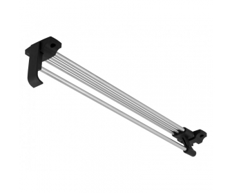 Wieszak wysuwany L-450  chrom prosty 