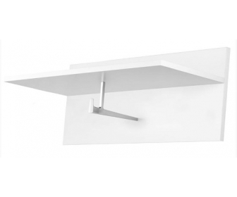 Wieszak pojedyńczy garderobiany ALVERO chrom mat