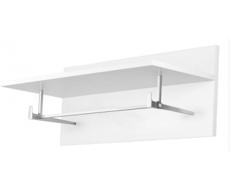 Wieszak garderobiany ALVERO (2 ramiona) chrom mat