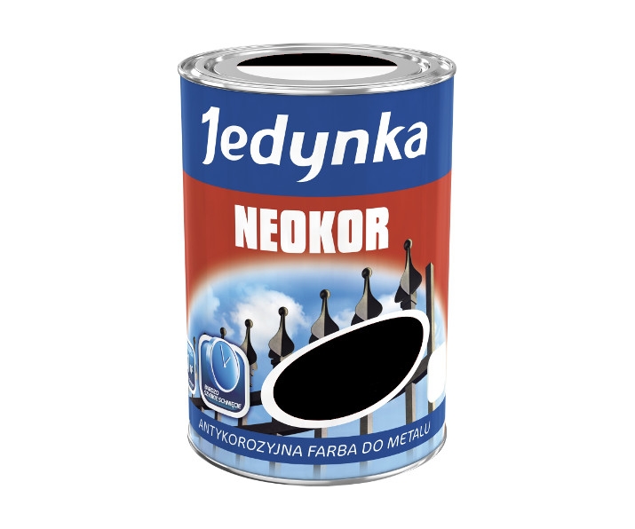 Jedynka Neokor farba antykorozyjna czarna 5l
