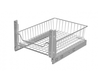 Szuflada dolna miękki domyk, S 600mm, srebrna