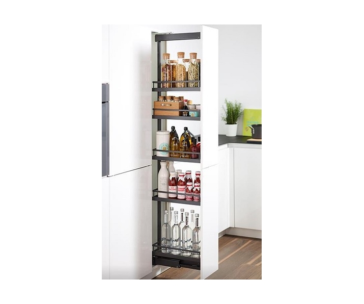 PEKA 001.19.KPL/A DISPENSA ARENA STYLE 1600-1900/ 300/ 5/ ANTRACYT cargo wysokie do montażu w słupku meblowym