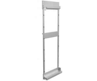 Stelaż cargo midi wąski 1400 PRESTIGE SUPREME/box, mocowanie boczne, lewy, P22 srebrny, NOMET W-5800-1400L.P22