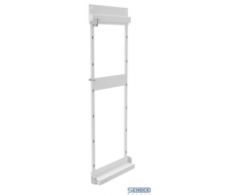 Stelaż cargo midi wąski 1400 PRESTIGE SUPREME/box, mocowanie boczne, lewy, P67 biały, NOMET W-5800-1400L.P67