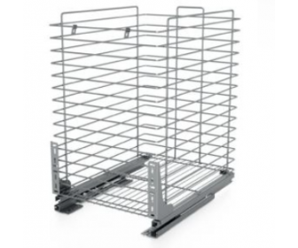 Kosz CARGO na bieliznę 50 mini Jednopoziomowe STANDARD PRO, P68 antracyt, NOMET W-2336M-500.P68