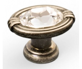 Gałka TANZA z kryształkiem Swarovski