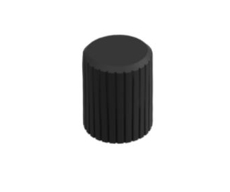 Gałka AVANTI A-1646RA1 czarny mat A10