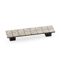 Uchwyt SPARTA Lo 128mm srebro postarzane