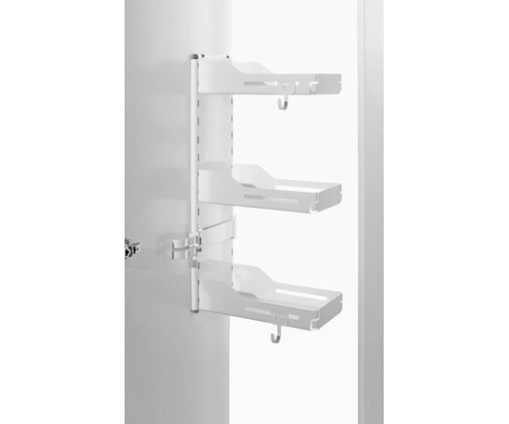 SESAM/ BIAŁY półki i wieszaki do przechowywania przyborów gospodarczych