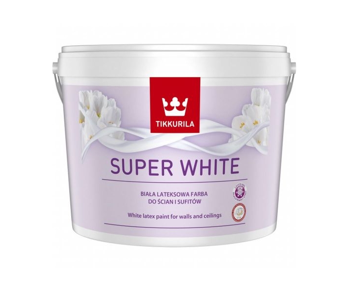 Tikkurila Super White farba lateksowa 2,5L