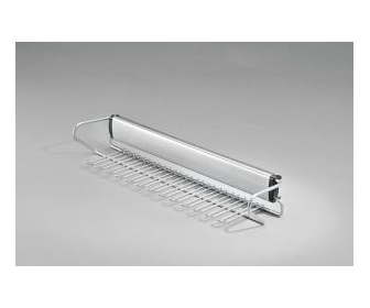 WIESZAK WYSUWANY NA KRAWATY P68 antracyt MIĘKKI DOMYK