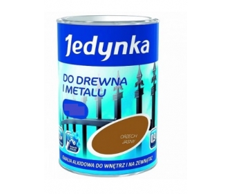 Farba Jedynka do drewna i metalu Orzech Jasny Mat 0,9