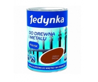 Farba do drewna i metalu Orzech Mat 0,9L, Jedynka 00457319