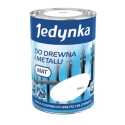 Farba Jedynka do drewna i metalu Biały Mat 0,9L