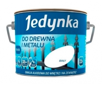 Farba do drewna i metalu Biały Mat 10L, Jedynka 00457303