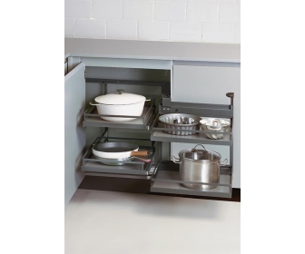 MAGIC-CORNER COMFORT ARENA STYLE 1000/ 600/ PRAWY/ ANTRACYT 