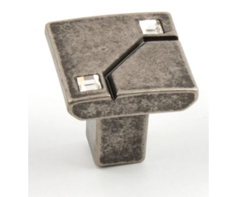 Gałka ALTARE z kryształkami A-1532 G49