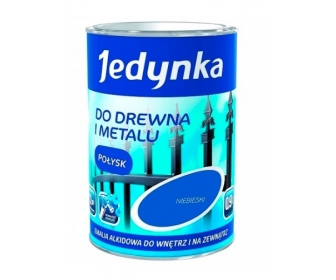 Farba do drewna i metalu Niebieski Połysk 0,9L  Jedynka 00457357
