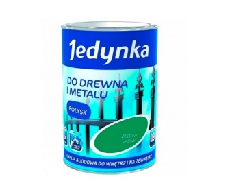 Farba do drewna i metalu Zielony Połysk 0,9L  Jedynka 00457374