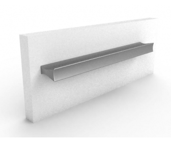 Uchwyt listwowy MALTA Lo 160mm anoda naturalna