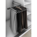 WIESZAK NA 10 PAR SPODNI wysuwane, ruchome wieszaki na spodnie EKSPOZYCJA
