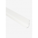 Listwa korytkowa pojedyncza pozioma L/ 2500 mm/ ice white