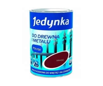 Farba do drewna i metalu Mahoń Połysk 0,9L  Jedynka 00457354