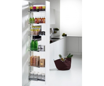 DISPENSA ARENA CLASSIC 1600-1900/ 300/ 5/ SZARA cargo wysokie do montażu w słupku meblowym