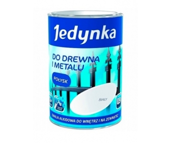 Farba do drewna i metalu Biały Połysk 0,9L  Jedynka 00457328