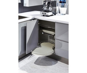 PEKA Półka LeMans II Arena Classic Silver 450 prawy/ szary 05.7037.KPL/S