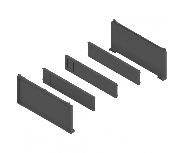 AMBIA-LINE zestaw na butelki, antracyt mat