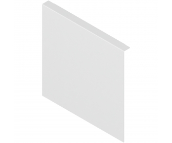 AMBIA-LINE adapter do montażu ramy do drewnianej ścianki tylnej do szuflady z wysokim frontem LEGRABOX wysokość F, stal, jedwab