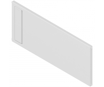 AMBIA-LINE listwa poprzeczna do szuflady z wysokim frontem LEGRABOX (ZC7F300RSU), tworzywo, jedwabiście biały mat