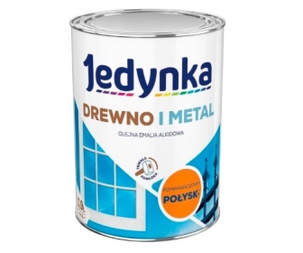 Farba do drewna i metalu Pomarańczowy Połysk 0,9L  Jedynka 00457363