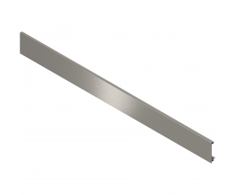 LEGRABOX front do Szuflady wew z relingiem, anoda, do przycięcia, KB 1200 mm, z efektem stali nierdzewnej