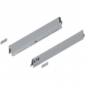Bok TANDEMBOX intivo/antaro, wys. M (83 mm), dł. 600 mm, lewy/prawy, R9006 szara