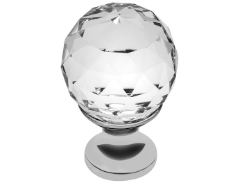 Gałka Crystal Palace A 40mm (Chrome+ Crystal)