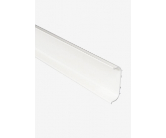 Listwa korytkowa podwójna pozioma C/ 2500 mm/ ice white