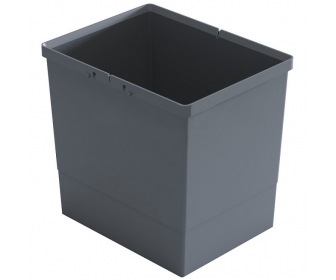 Duży kosz H 28, 15L ral 7012