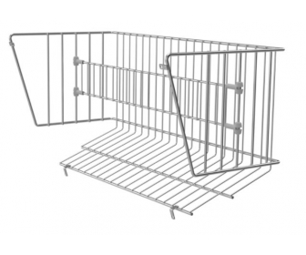 Kosz na buty, szary, L 555mm