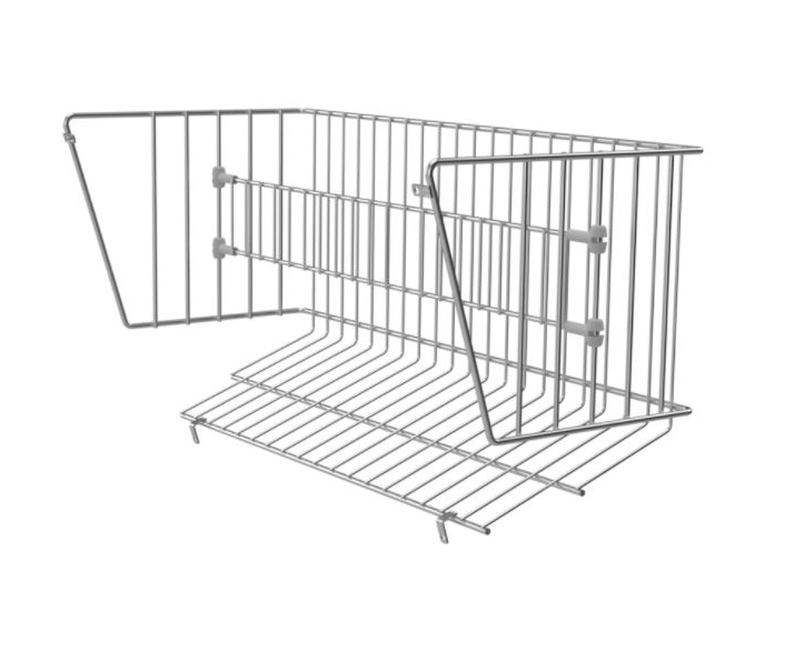 Kosz na buty, szary, L 555mm