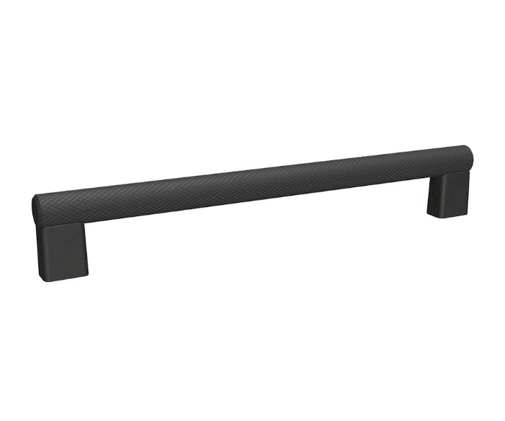 Uchwyt MONDO - radełko krzyżowe Lo 160mm czarny mat