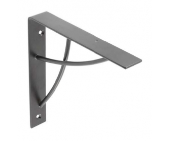 Podpórka do półki NEO, 18x18cm, czarny mat