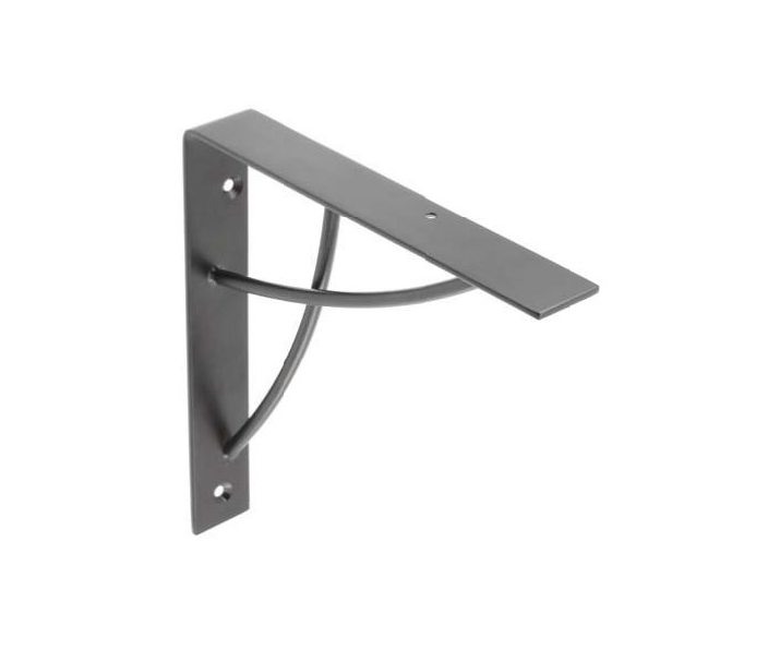 Podpórka do półki NEO, 18x18cm, czarny mat