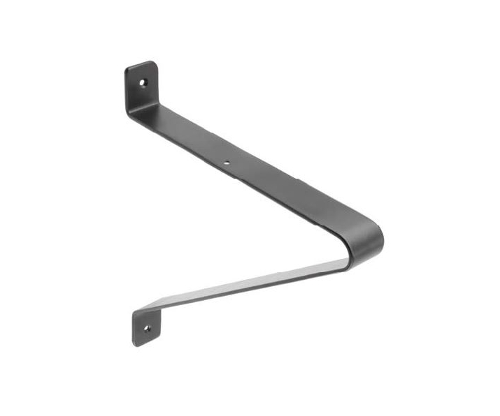 Podpórka do półki GALA, 25x22cm, czarny mat