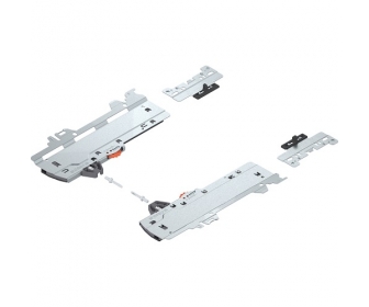 Zestaw (Jednostka TIP-ON BLUMOTION + Zabierak + Adapter), do MERIVOBOX,     Typ L5, dł. NL 450-650 mm, Całkowita waga szuflady 