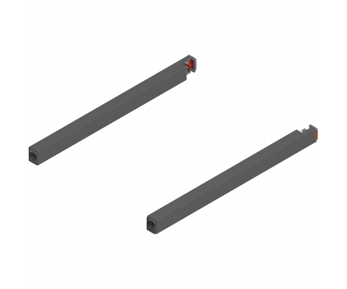 Reling podłużny MERIVOBOX, dł. 270 mm, lewy/prawy, antracyt mat