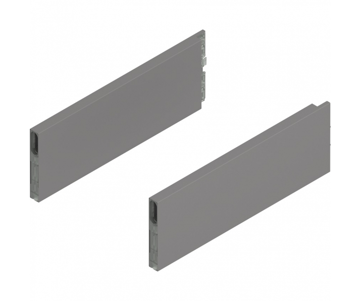 MERIVOBOX BOXCAP, dł. 300 mm, wysokość E, lewy/prawy+szary indium     mat*P/U: 10