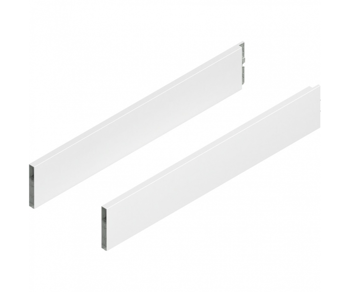 MERIVOBOX BOXCAP, dł. 600 mm, wysokość E, lewy/prawy+jedwabiście biały     mat*P/U: 10