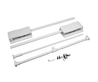 Pantograf 600-830mm stalowy biały